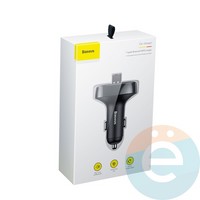 Автомобильное зарядное устройство Baseus CCTM-01 2USB 3.4A + Громкая связь черное