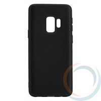 Накладка Silicone cover на Samsung Galaxy S9 Plus чёрная 18