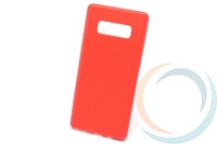 Накладка Silicone cover на Samsung Galaxy Note 8 красная