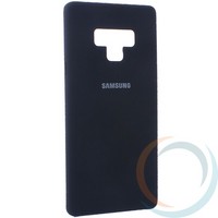 Накладка Silicone cover на Samsung Galaxy Note 9 синяя 20