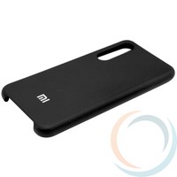 Накладка Silicone cover на Xiaomi Mi 9 чёрная 18