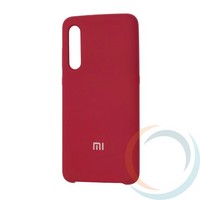 Накладка Silicone cover на Xiaomi Mi 9 бордовая 42