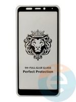 Защитное стекло 9D с полной проклейкой на Xiaomi Redmi 5 черное