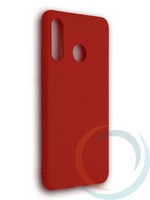 Накладка силиконовая Soft Touch ультратонкая для Huawei Honor 20s красная