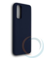 Накладка силиконовая Soft Touch ультратонкая для Huawei Honor 30 синяя