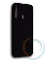 Накладка силиконовая Soft Touch ультратонкая для Huawei Honor Y6P черная