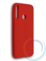Накладка силиконовая Soft Touch ультратонкая для Huawei P40 Lite E/Y7P красная