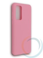 Накладка силиконовая Soft Touch ультратонкая для Huawei P40 розовая