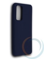 Накладка силиконовая Soft Touch ультратонкая для Huawei P40 синяя