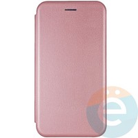 Чехол книжка боковой Fashion Case для Samsung Galaxy A72 розово-золотистый