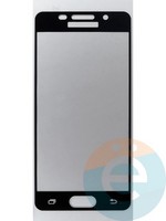 Защитное стекло 2D полноэкранное на Samsung Galaxy A3 (2016) SM-A310 черное