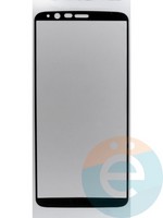 Защитное стекло 2D полноэкранное на One Plus 5T черное