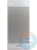 Защитное стекло 2D полноэкранное на Meizu M5 Note белое