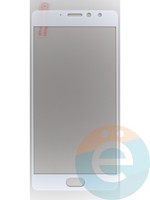 Защитное стекло 2D полноэкранное на Meizu PRO 7 Plus белое