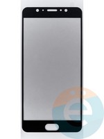 Защитное стекло 2D полноэкранное на Meizu PRO 6 Plus черное
