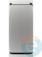 Защитное стекло 2D полноэкранное (с закруглёнными краями) на Samsung Galaxy S9 Plus черное
