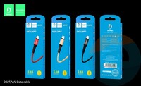 USB кабель Denmen D02V на Micro USB 2.4A 1м золотистый