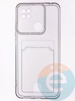 Накладка силиконовая с кардхолдером для Xiaomi Redmi 9C/10A прозрачная