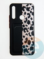 Накладка силиконовая Summer с кардхолдером для Huawei P Smart Z/Honor 9X черная