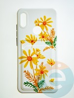 Накладка силиконовая Summer с кардхолдером для Huawei Y5 2018/Honor 7A зеленая