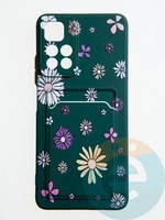 Накладка силиконовая Summer с кардхолдером для Poco M4 Pro 5G зеленая