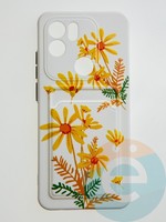 Накладка силиконовая Summer с кардхолдером для Xiaomi Redmi A1 Plus/A2 Plus бежевая