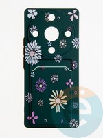 Накладка силиконовая Summer с кардхолдером для Huawei Honor X9A зеленая