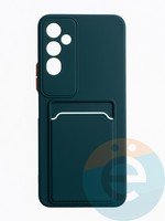 Накладка силиконовая Winter с кардхолдером для Tecno Pova 4 зеленая