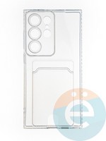 Накладка силиконовая Winter с кардхолдером для Infinix Note 12 G96 белая