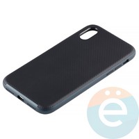 Накладка комбинированная Spigen на Apple iPhone X синяя