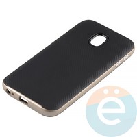 Накладка комбинированная Spigen на Samsung Galaxy J3 SM-J330 (2017) золотистая
