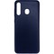 Накладка кожаная с логотипом для Samsung Galaxy A20/A30 2019 чёрная - фото 27807