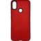 Накладка кожаная с логотипом для Xiaomi Mi 6x/A2 красная