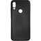 Накладка кожаная с логотипом для Xiaomi Redmi 7 чёрная - фото 27878