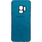 Накладка кожаная с логотипом для Samsung Galaxy S9 бирюзовая - фото 27899