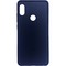 Накладка кожаная с логотипом для Xiaomi Redmi note 5 Pro чёрная - фото 28015
