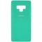 Накладка Silicone cover на Samsung Galaxy Note 9 бирюзовая 21 - фото 28213