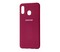 Накладка Silicone cover на Samsung Galaxy A20/A30 бордовая 42