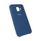 Накладка Silicone cover на Samsung Galaxy J2 core синяя 20