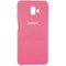 Накладка Silicone cover на Samsung Galaxy J6 Plus 2018 розовая 6 - фото 28312