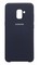 Накладка Silicone cover на Samsung Galaxy J6 2018 синяя 20 - фото 28308