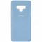 Накладка Silicone cover на Samsung Galaxy Note 9 светло сиреневая 5 - фото 28340