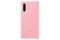 Накладка Silicone cover на Samsung Galaxy Note 10 розовая 6 - фото 28342