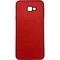 Накладка кожаная с логотипом для Samsung Galaxy J4 Plus красная - фото 29060