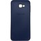 Накладка кожаная с логотипом для Samsung Galaxy J4 Plus синяя