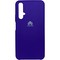 Накладка Silicone cover на Huawei Honor 20 фиолетовая 36