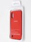 Накладка Silicone cover на Samsung Galaxy A01 красная