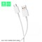 USB кабель Denmen D22T на Type-C 2.4A 1м белый - фото 46770