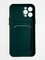 Накладка силиконовая Summer с кардхолдером для Apple iPhone 12 Pro Max зеленая - фото 58829