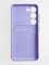 Накладка силиконовая Winter с кардхолдером для Samsung Galaxy S23 сиреневая - фото 62824